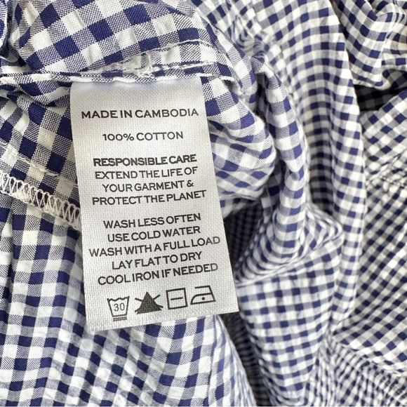 NWT Hill House Ellie Nap Dress in Navy Gingham - Picture 8 of 8